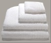 white cotton towel
