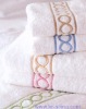 white durable cotton towel