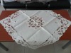 white embroidery tablecloth