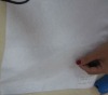 white fiber with waterproof film /paint mat/antislip foil