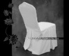 white hotel Chair cover-polyester satin plain