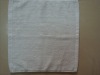 white hotel hand towel