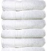 white hotel towel