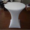 white lycra cocktail table covers spandex table cover for wedding and party