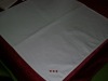 white plain 100% cotton airline napkin