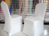 white poly spandex chair cover