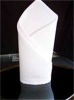 white polyester table napkin