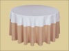 white round hotel tablecloth