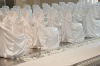 white satin wedding chair cover and universal chair covers