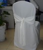 white scuba chair cover with sash and wedding scuba tie back chair covers