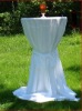 white scuba jersey stretch dry bar table cover cocktail table cover lycra spandex table cover highboy table cover for wedding