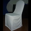white scuba stretch banquet chair cover without ironing