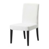 white simple chair cover