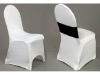 white spandex chair cover with buckle for wedding and banquet