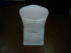 white spandex chair cover with buckle on the back and lycra chair cover