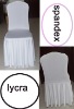 white spandex chair covers ,chair covers with pleats