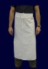 white spun polyester bistro aprons