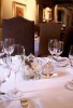 white spun polyester table cloth