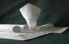 white spun polyester table napkins and table linens