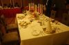 white square table cloth for banquet