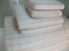 white stripe 100% cotton bath towel