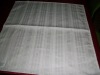 white stripe 100% cotton table napkin