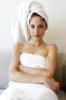 white terry cotton hotel bath towel