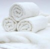 white towel bath