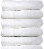 white towels (institutional towels)