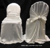 white universal chair cover