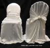 white universal chair cover