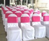 white wedding chair cover and banquet polyester chair covers