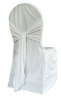 white wedding scuba tie back chair cover scuba pedent chair cover with sash
