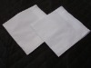 white woven handkerchief