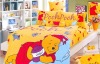 whoelsale+free shipping 4pcs  winnie the pooh bedding set for kids mix order & drop shippingC423-01