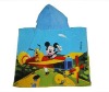 wholesale Mickey beach poncho towel