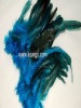 wholesale blue color feather hair extension