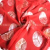 wholesale dyed metallic silk chiffon fabric