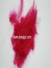 wholesale red color  feather hair extension