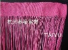willowy string curtain deep pink