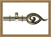 window handle iron curtain rod