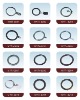 window iron curtain ring