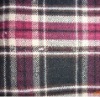 winter autumn polyester wool acrylic fabrics in plaid design