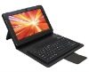 wireless bluetooth keyboard leather case for galaxy tab 10.1