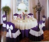 with bowknot chair cover