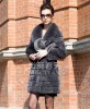 women rabbit fur coat