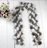 women real rabbit fur scarf