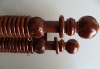 wooden curtain rods