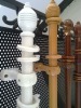 wooden window curtain rods/poles/pipes for home decoration