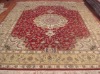 wool and silk carpet